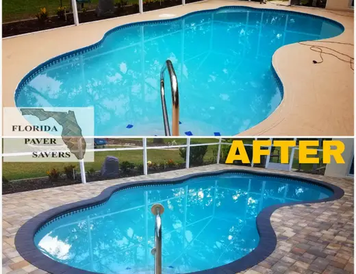 Florida Paver Savers pool decks project photo