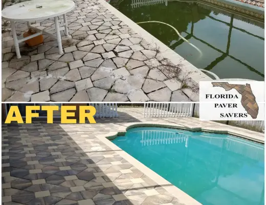 Florida Paver Savers pool decks project photo