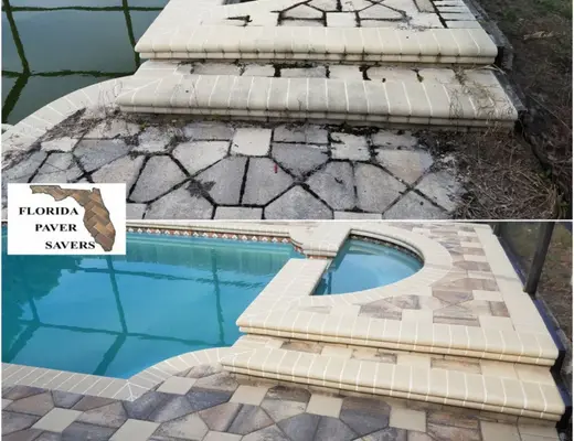 Florida Paver Savers pool decks project photo