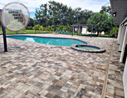 Florida Paver Savers pool decks project photo